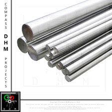 Albero tondo 1 m acciaio inox AISI 316 barra liscia guida D 8 10 12 mm 3D CNC