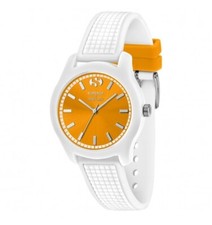 Orologio MORELLATOxSUPERGA ref.R0151174004 Donna gomma bianco solo tempo arancio