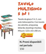 Villa Giocattoli Tavolo