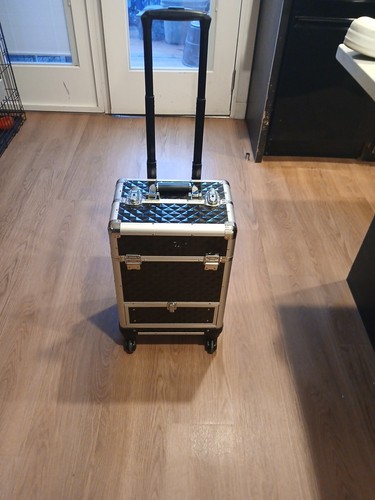Rolling makeup case travel - rolling,