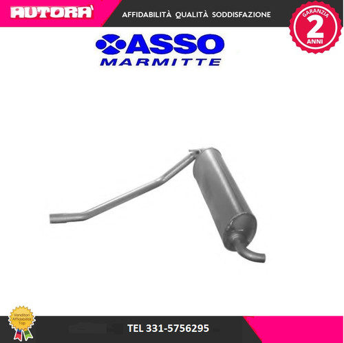 127147 silenziatore per fiat - silenziatore,
