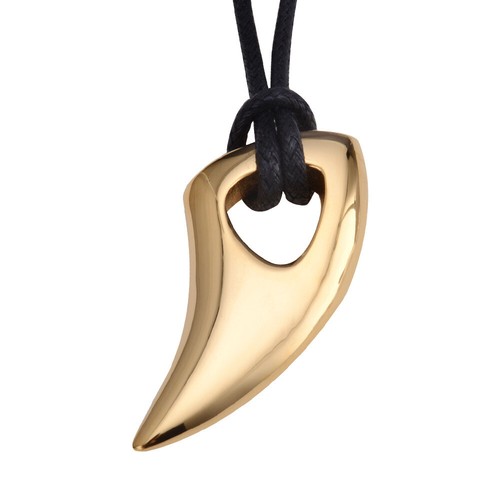 Collana con ciondolo denti - , di