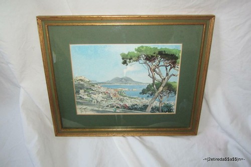 Rara stampa acquerello vintage - rara,