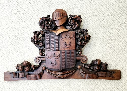 Antico stemma intagliato - antico,
