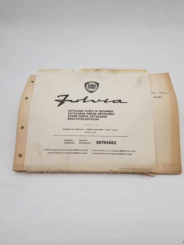 Manuale officina lancia fulvia - manuale,
