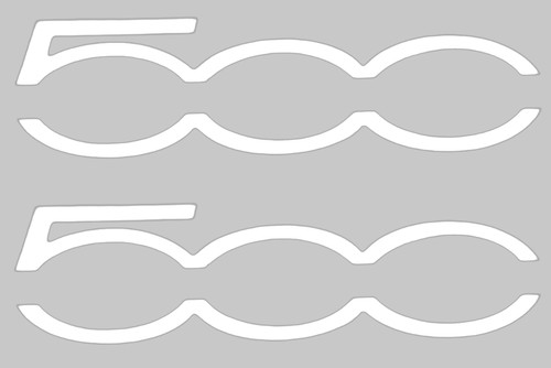 Termoadesivo logo 500 vinile - logo,