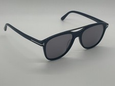 Occhiali da sole Tom Ford TF1098 90C blu lucido 54-17-145 mm nuovi senza custodia