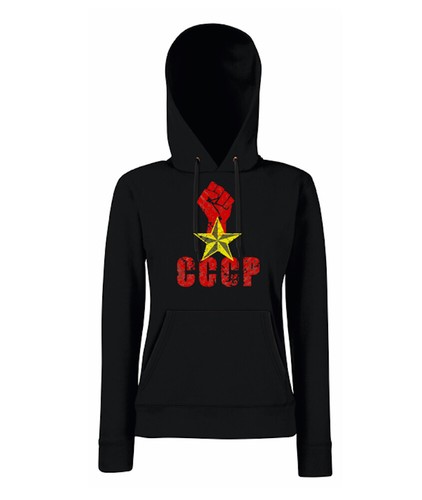 Felpa con cappuccio donna