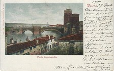 VERONA Antica cartolina PONTE