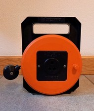 PROLUNGA AVVOLGICAVO TELEFONICA BTicino 15 metri, spina/presa triplare, vintage