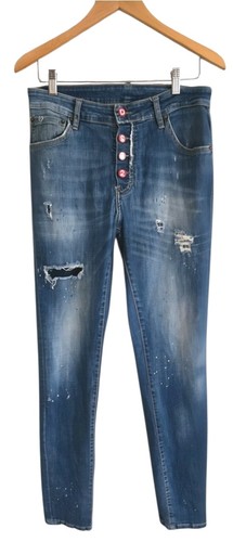 Jeans dsquared2 icon blu baffi - jeans,