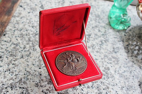 Medaglia esposizione italo - medaglia,