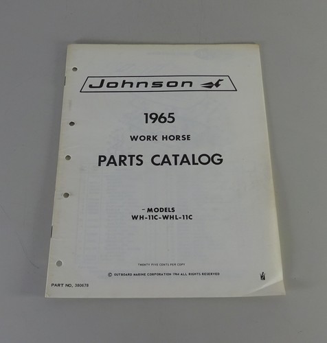 Catalogo parti omc johnson - catalogo,