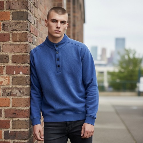Felpa pullover henley cutter - cutter, &