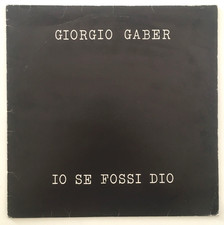 Giorgio Gaber - Io se fossi Dio (LP - single sided) - EX+/M-