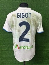 Maglia Lazio GIGOT Match Worn Shirt Vs Inter Unwashed Indossata France Jersey