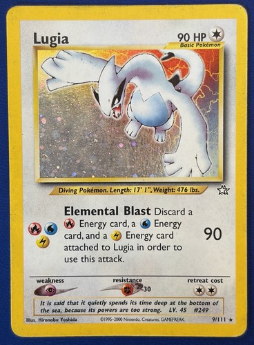Lugia 111 neo genesis - 9/111, holo