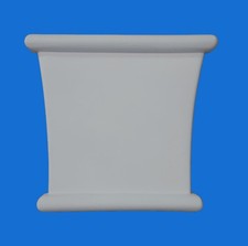 CAPITELLO-MENSOLA IN GESSO -Art. 23- (Prodotto laccato bianco)