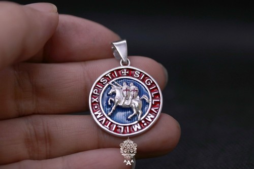 Ciondolo cavaliere templare - ciondolo,