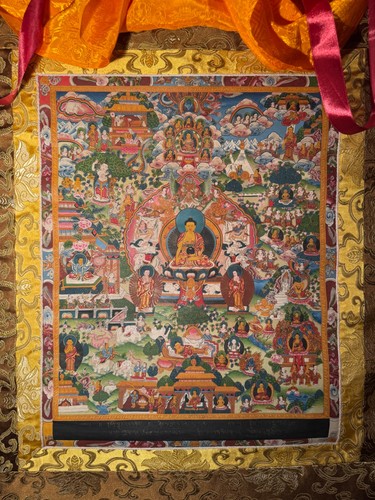Thangka buddha shakyamuni - thangka,