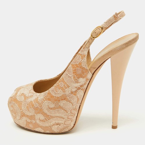 Giuseppe zanotti beige - zanotti, lace