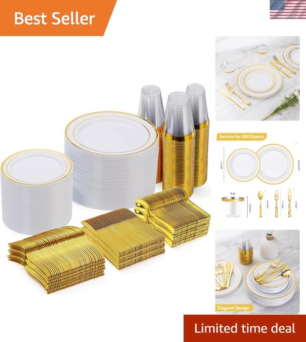 Elegante set posate monouso - set, di