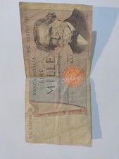 Banconota 1000 lire Giuseppe Verdi Decr. Min. 5 Agosto 1975 e 26 Febbraio 1969