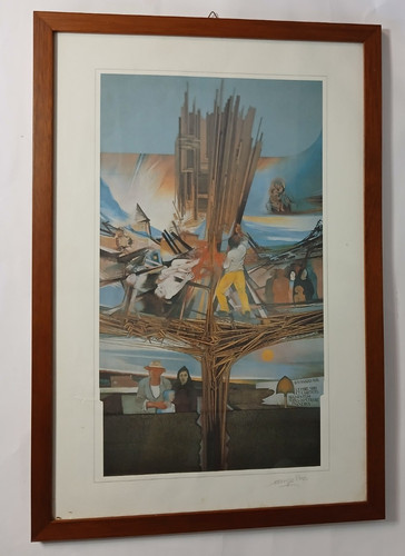 Litografia arrigo poz - arrigo,