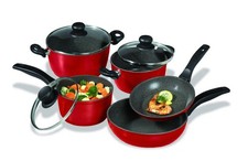 STONELINE® Set di Pentole 8 Pezzi 18-24cm Padella Pentola Induzione II Scelta 12344