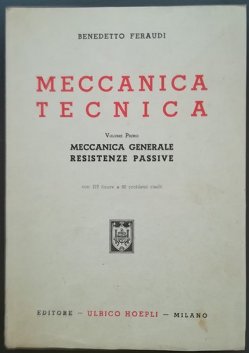 Meccanica tecnica vol - meccanica, i