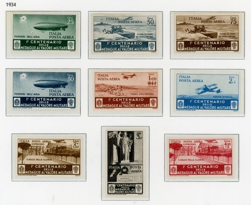 Italia regno 1934 anniv - italia, 1934.