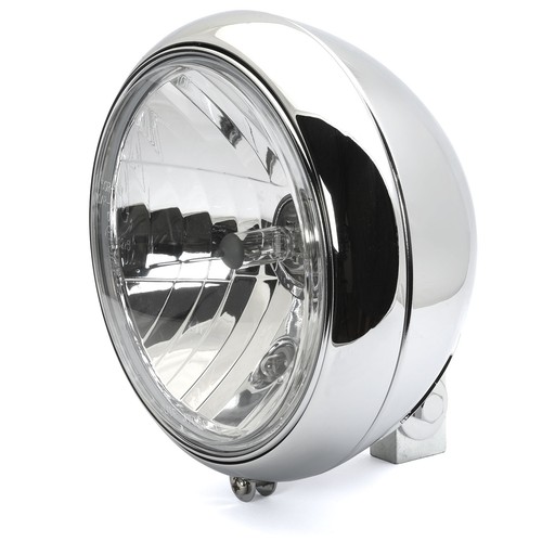 Faro cromato vetro - 7",