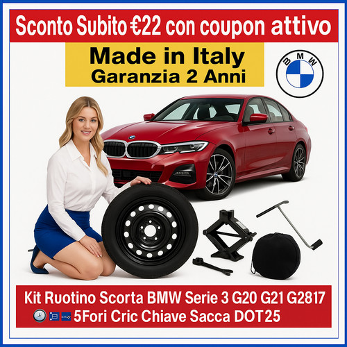 Kit ruotino scorta - ruotino, bmw