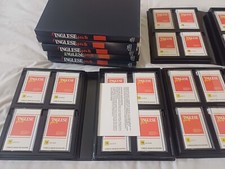 72 fascicoli numerati + 24 cassette corsi d'inglese de agostini