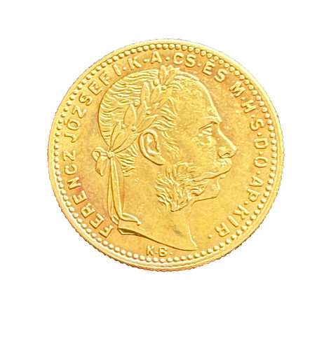 Ungheria 1888 oro - , franchi