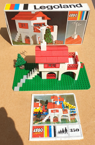 Lego 350 villa - n.350, con