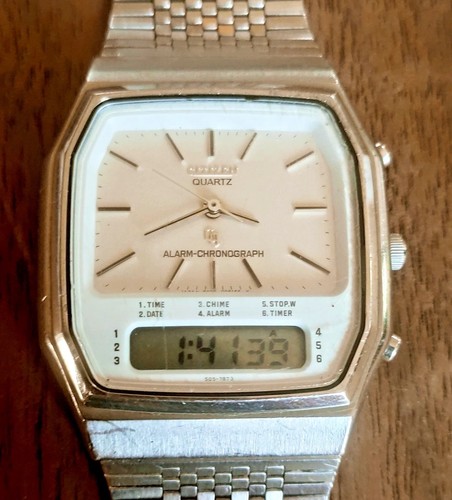 Citizen dual time - time,, lcd