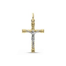 Pendente Croce in Oro Giallo e