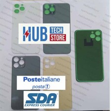 BACK COVER VETRO SCOCCA POSTERIORE PER IPHONE 11 PRO-11 PRO MAX BIG HOLE Scocca