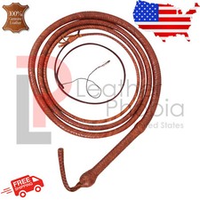 Real Leather Bullwhip 4–16