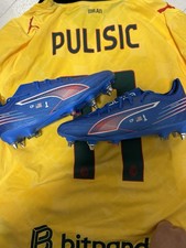 Scarpette Calcio Calciatore Pulisic Acmilan Gara No Maglia Solo Scarpe