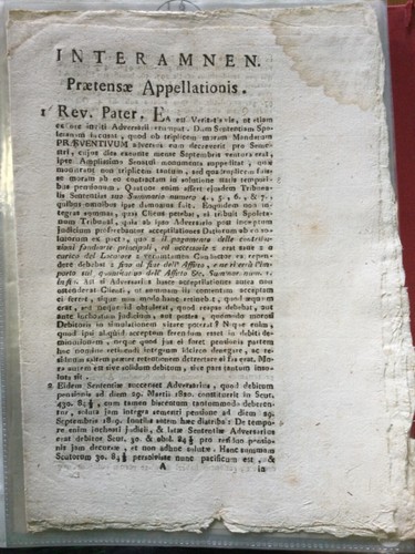 Spoleto documento storico - spoleto,