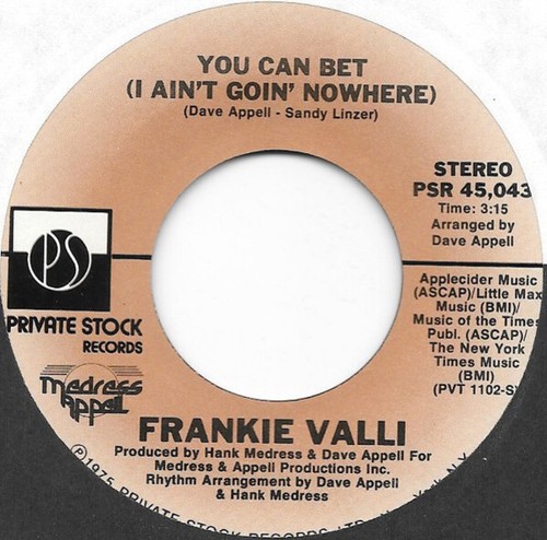Frankie valli our - frankie, will