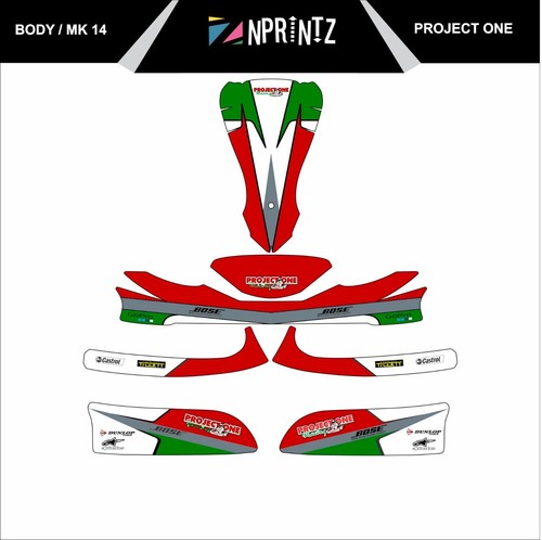 Kit adesivi kart project - 14,