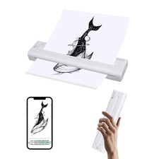YILONG Stampante Stencil per Tatuaggi Senza Fili Ricaricabile Bluetooth con 15 Carte