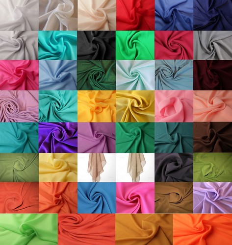 Tessuto chiffon colori a - 45,