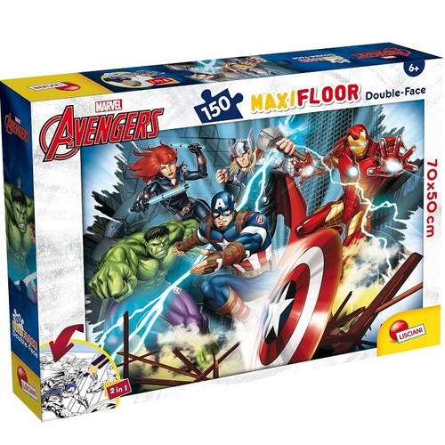 Lisciani avengers double face - lisciani,