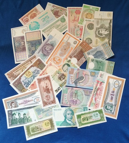 Lotto banconote mondiali - lotto,