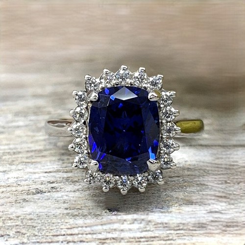 Anello diamante zaffiro 70 - anello,