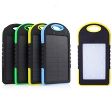 Power Bank Energia Solare Multifunzionale Doppia Funzione di Ricarica Con Torcia